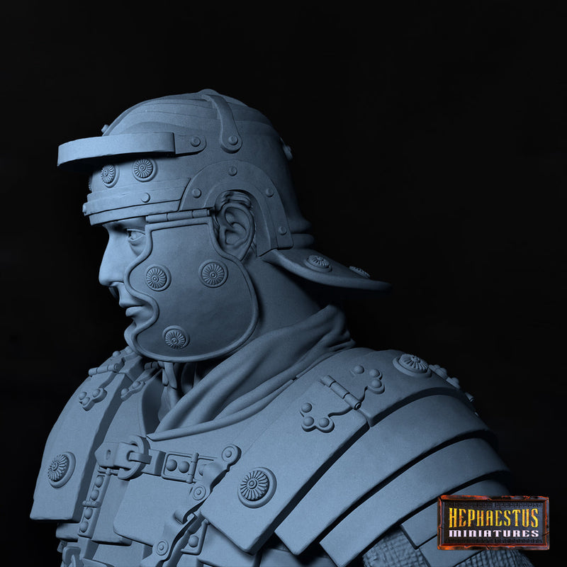 Roman Legionary Shoulder Bust 1/12 - 3D Print