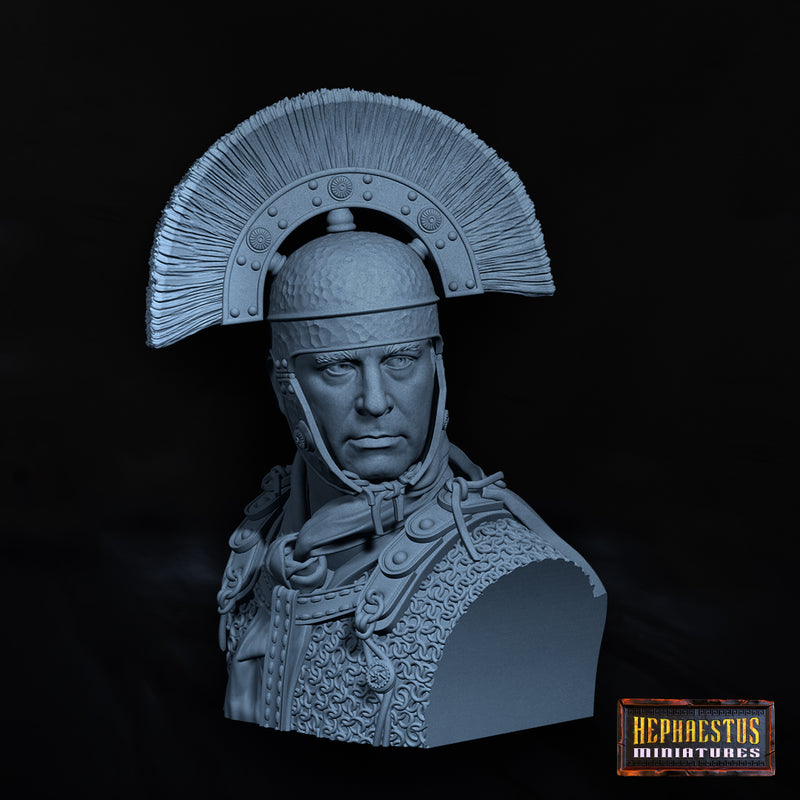 Roman Centurion V-Neck Bust 1/6 - 3D Print