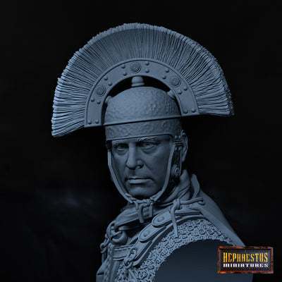 Roman Centurion V-Neck Bust 1/6 - 3D Print