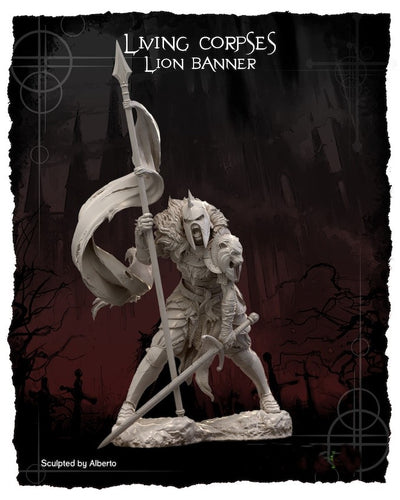 Living Corpses - Lion Banner (75mm)