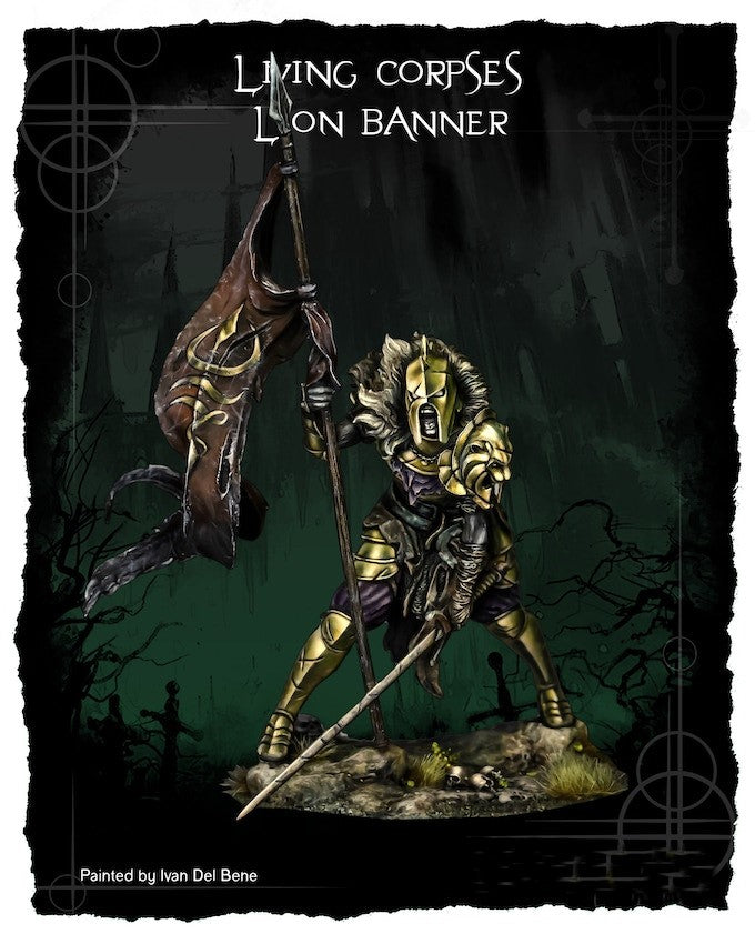 Living Corpses - Lion Banner (38mm)