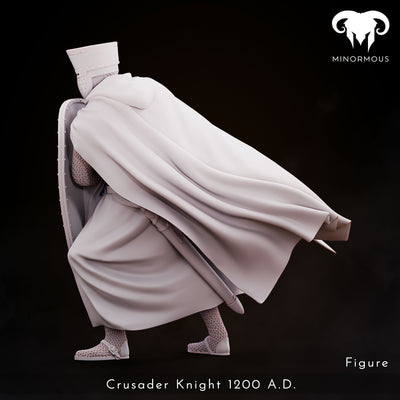 Crusader Knight 12th-13th C. "Vigilant Sentinel" - 3D Print