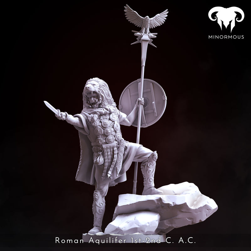 Roman Aquilifer 1st-2nd C. A.C. "The Protector" - 75mm - 3D Print