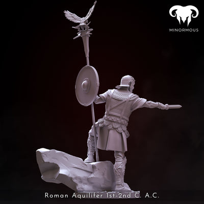 Roman Aquilifer 1st-2nd C. A.C. "The Protector" - 75mm - 3D Print