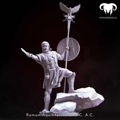 Roman Aquilifer 1st-2nd C. A.C. "The Protector" - 90mm - 3D Print