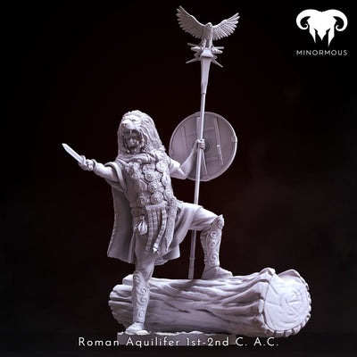 Roman Aquilifer 1st-2nd C. A.C. "The Protector" - 75mm - 3D Print