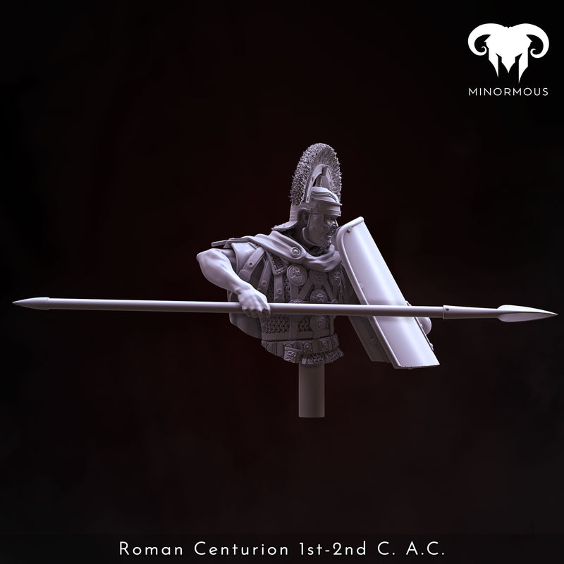 Roman Centurion 1st-2nd C. A.C. "Spear of Rome" Bust - 3D Print