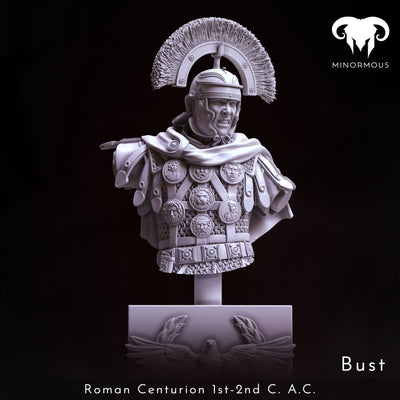 Roman Centurion 1st-2nd C. A.C. "Spear of Rome" Bust - 3D Print