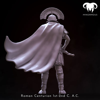 Roman Centurion 1st-2nd C. A.C. "Discipline and Order" - 90mm - 3D Print
