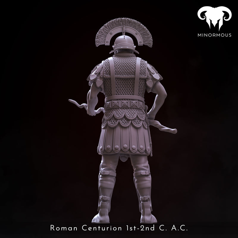 Roman Centurion 1st-2nd C. A.C. "Discipline and Order" - 90mm - 3D Print