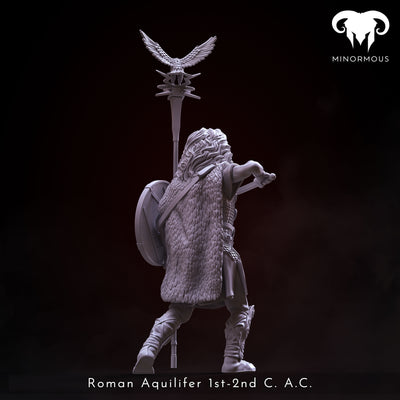 Roman Aquilifer 1st-2nd C. A.C. "The Last Stand" - 75mm - 3D Print