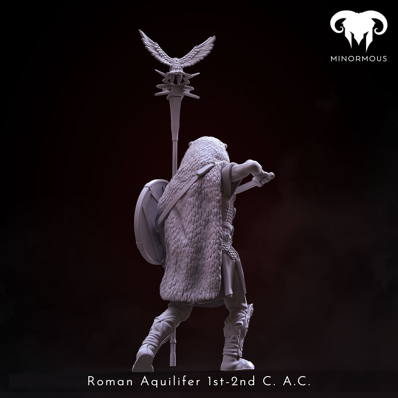 Roman Aquilifer 1st-2nd C. A.C. "The Last Stand" - 90mm - 3D Print