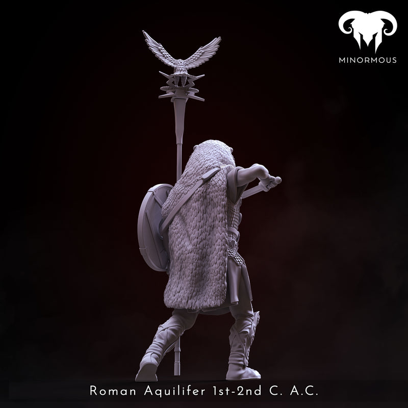 Roman Aquilifer 1st-2nd C. A.C. "The Last Stand" - 75mm - 3D Print