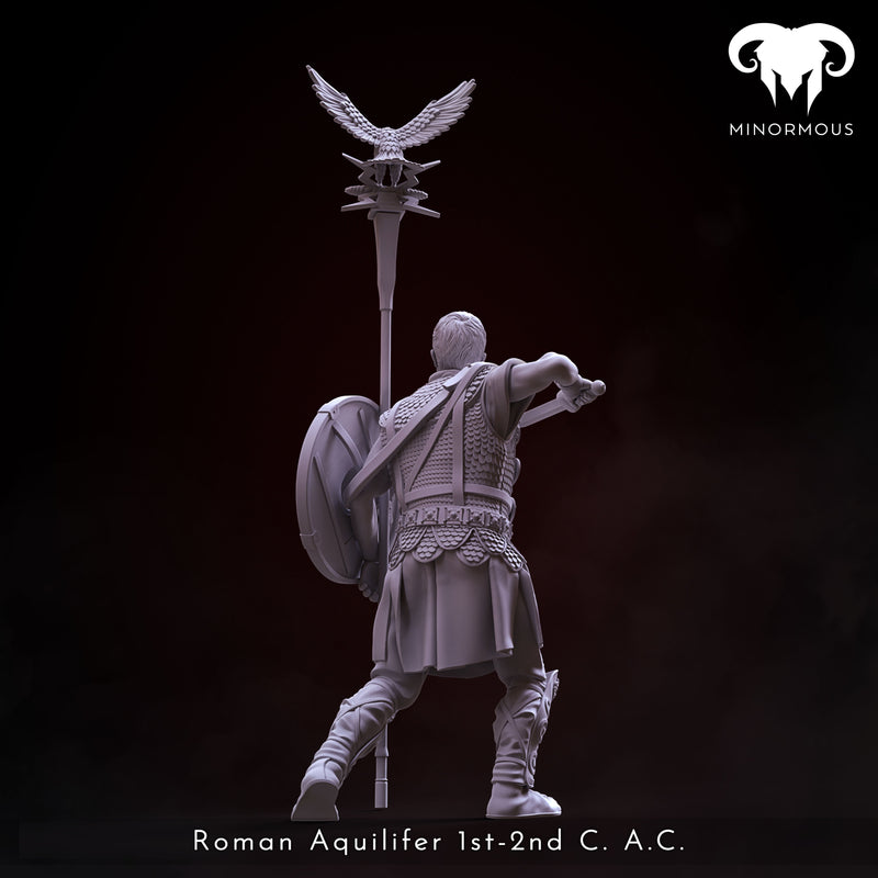 Roman Aquilifer 1st-2nd C. A.C. "The Last Stand" - 90mm - 3D Print
