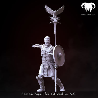 Roman Aquilifer 1st-2nd C. A.C. "The Last Stand" - 90mm - 3D Print