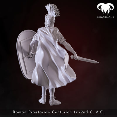 In Command, Roman Praetorian Centurion 1st-2nd C. AD - 90mm - 3D Print