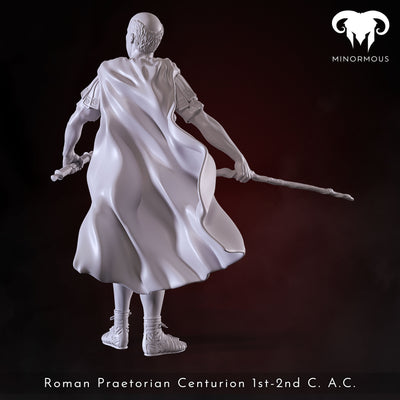 In Command, Roman Praetorian Centurion 1st-2nd C. AD - 90mm - 3D Print