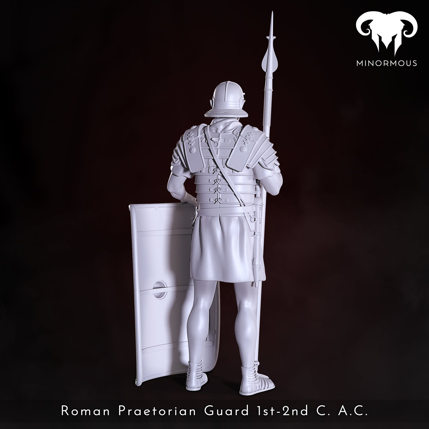 On Duty, Roman Praetorian Guard 1st-2nd C. AD - 90mm - 3D Print – El ...