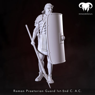 Ready for the Roman Games, Roman Praetorian Guard 1st-2nd C. AD - 90mm - 3D Print