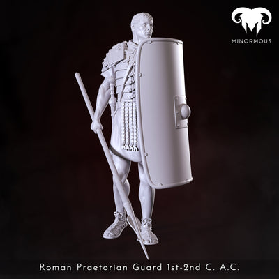 Ready for the Roman Games, Roman Praetorian Guard 1st-2nd C. AD - 90mm - 3D Print