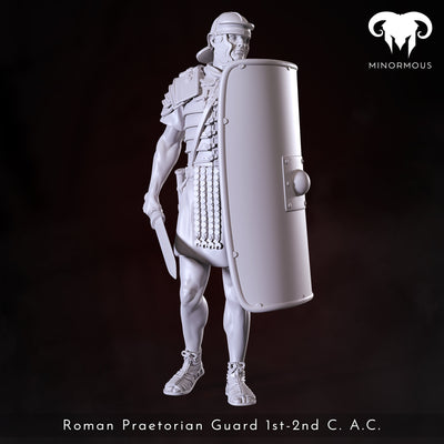 Ready for the Roman Games, Roman Praetorian Guard 1st-2nd C. AD - 90mm - 3D Print