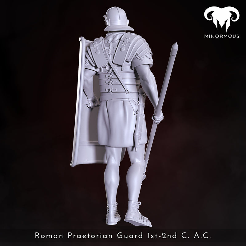 Ready for the Roman Games, Roman Praetorian Guard 1st-2nd C. AD - 90mm - 3D Print