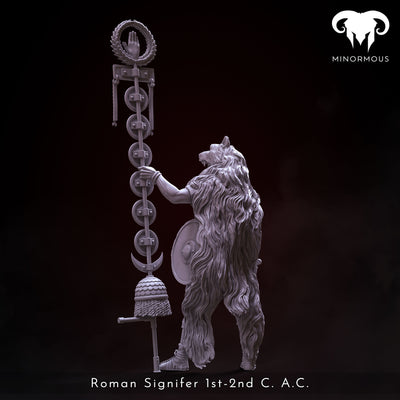 Roman Signifer 1st-2nd C. A.C. "Standard of Honor" - 90mm - 3D Print