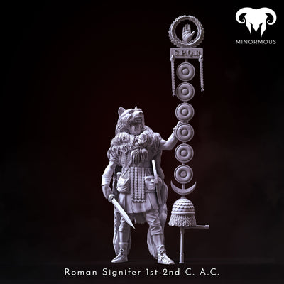 Roman Signifer 1st-2nd C. A.C. "Standard of Honor" - 90mm - 3D Print