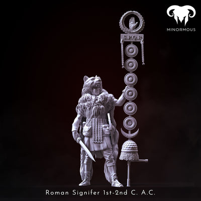 Roman Signifer 1st-2nd C. A.C. "Standard of Honor" - 75mm - 3D Print