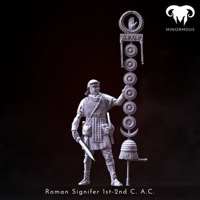 Roman Signifer 1st-2nd C. A.C. "Standard of Honor" - 75mm - 3D Print