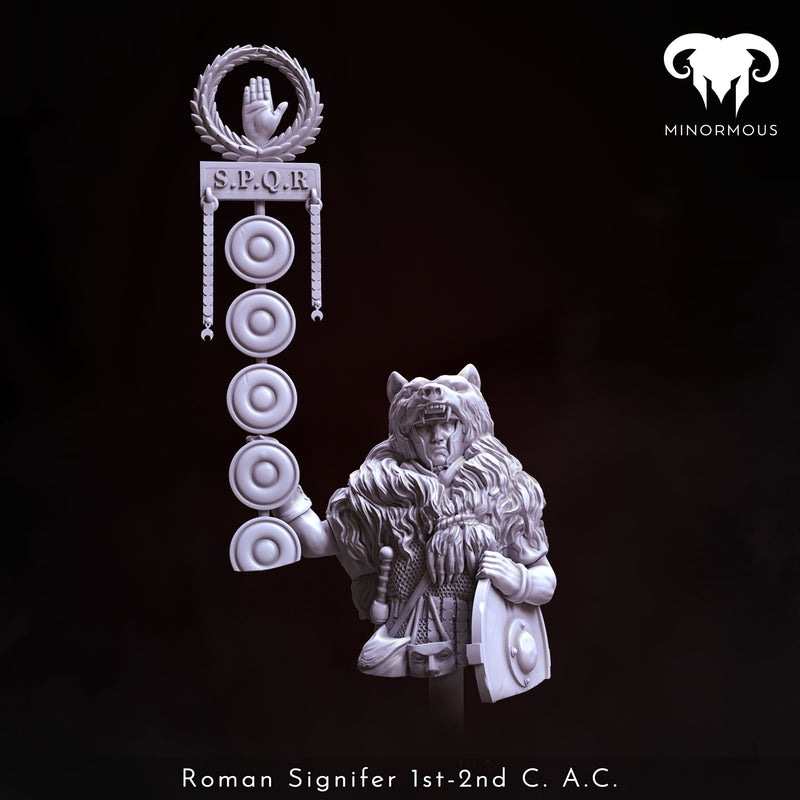Roman Signifer 1st-2nd C. A.C. "Symbol of Power" Bust - 3D Print