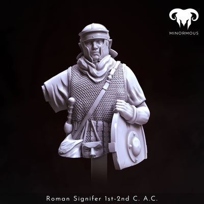 Roman Signifer 1st-2nd C. A.C. "Symbol of Power" Bust - 3D Print
