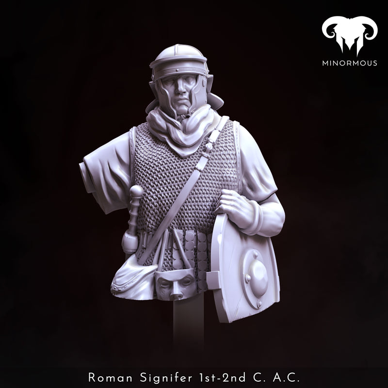Roman Signifer 1st-2nd C. A.C. "Symbol of Power" Bust - 3D Print