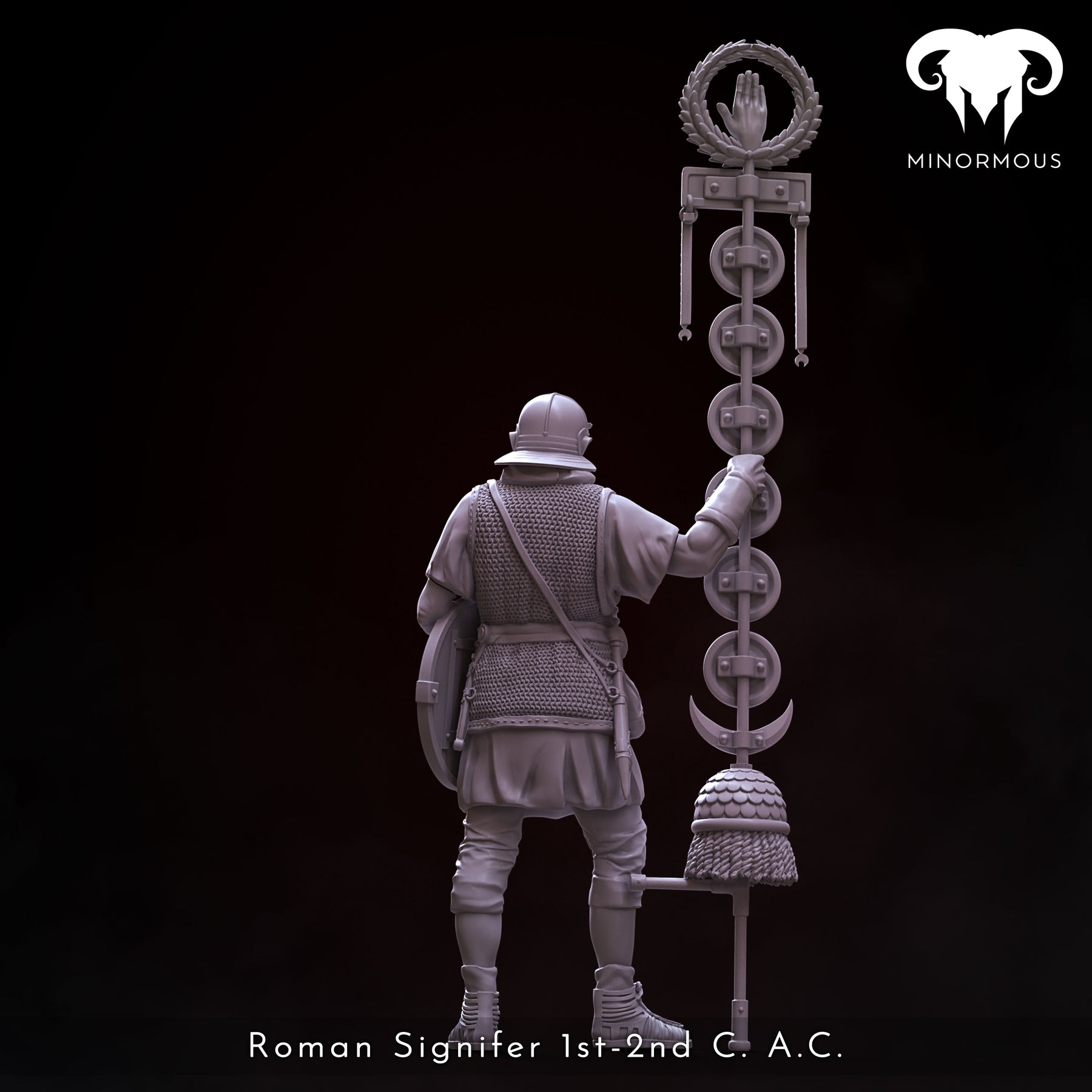 Roman Signifer 1st-2nd C. A.C. "Symbol of Power" - 90mm - 3D Print ...