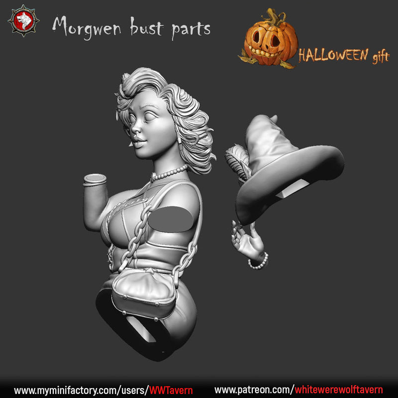 Morgwen Bust - 3D Print