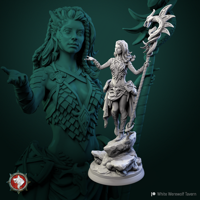 Nala the Dragon Lordess - 32mm- 3D Print