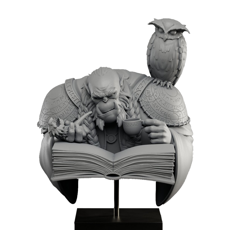 Orc Wizard - 3D Print