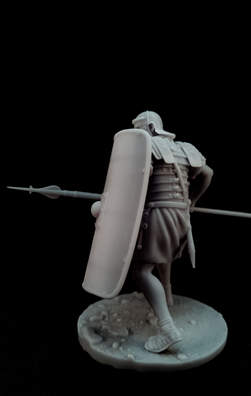 In Action, Roman Praetorian Guard 1st-2nd C. AD - 90mm - 3D Print