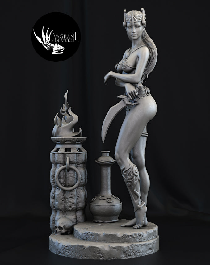 Princess Melsial - Pose B - 75mm - 3D Print