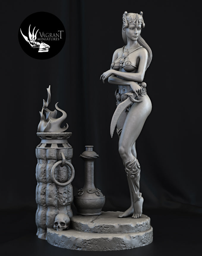 Princess Melsial - Pose B - 75mm - 3D Print