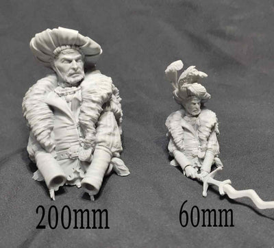 Winter Landsknechtenin - 60mm/1:12 scale Bust