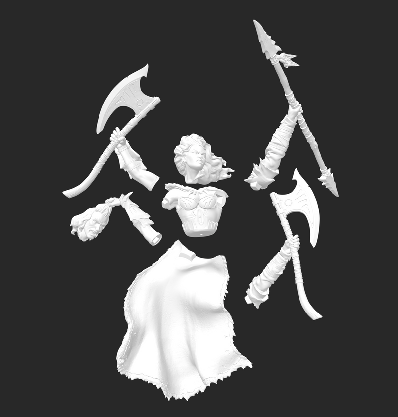 Astrid the Northern Bust - 3D Print