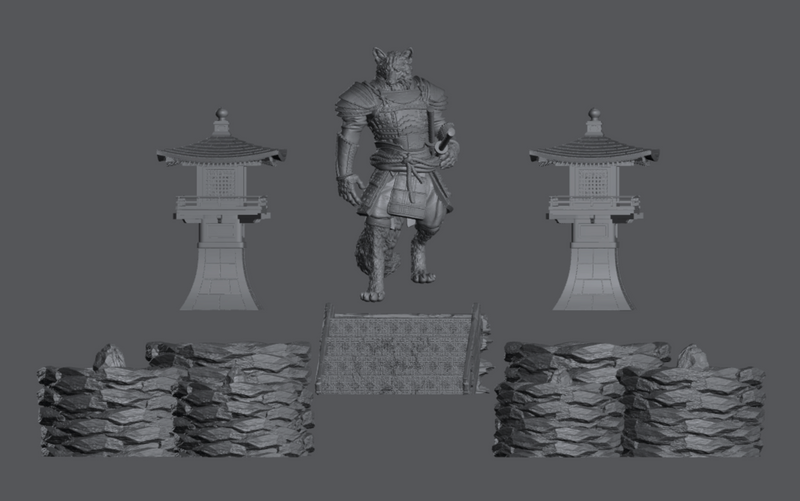 Kazemasu Samurai - 3D Print