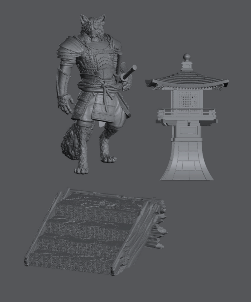 Kazemasu Samurai - 3D Print