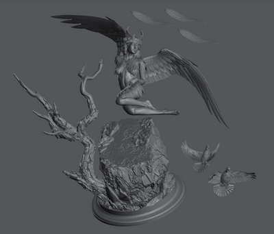 Vayra, Wind Queen - 3D Print