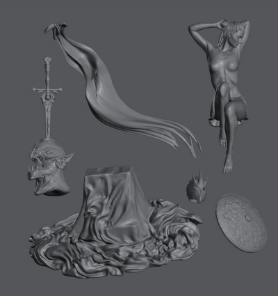 Beatrice, Paladin's Rest - 3D Print