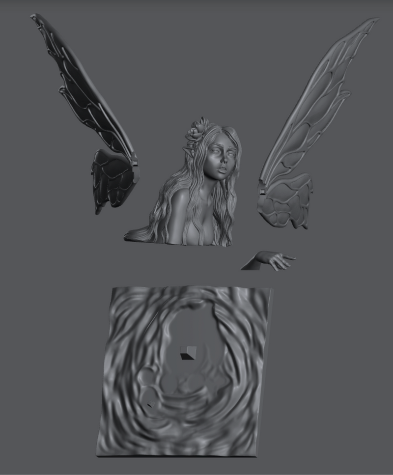 Deep, Black Water - 3D Print