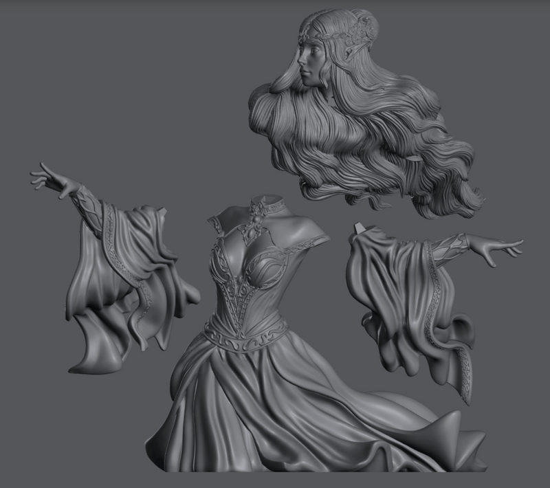 The Princess of the Forest - 3D Print