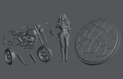 The Steam Rider - 3D Print