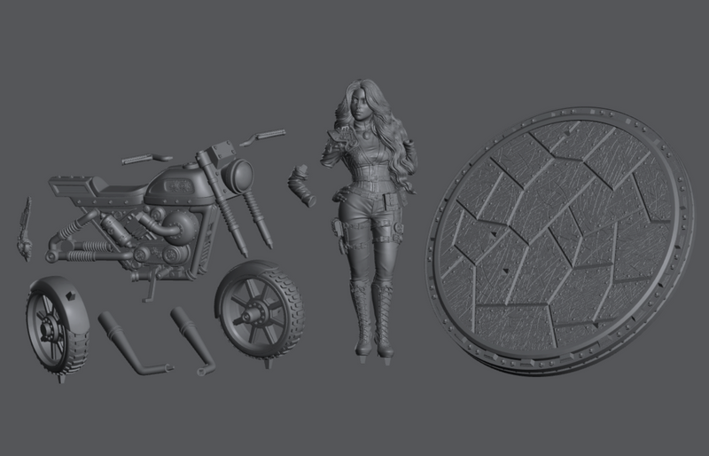 The Steam Rider - 3D Print